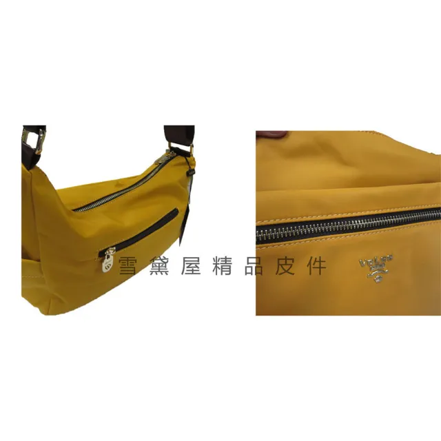 【SNOW.bagshop】雙11 斜側包 中容量 肩背 斜背 袋內二層 外側可放水瓶 超輕量 防水包 水晶布+皮革 隨