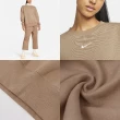 【NIKE 耐吉】長袖上衣 Phoenix Sweatshirts 女款 棕木色 內刷毛 寬鬆 休閒 基本款 大學T(DQ5734-200)