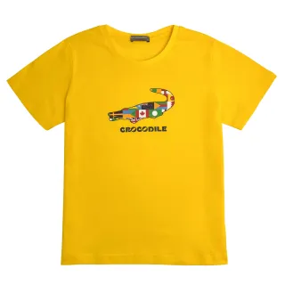【Crocodile Junior 小鱷魚童裝】『小鱷魚童裝』經典鱷魚印圖T恤(U63429-03)
