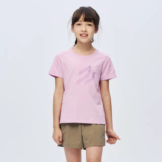 【BATIS 巴帝斯】速乾透氣運動短T - 女童 - 兩色(吸濕排汗、抗UV)
