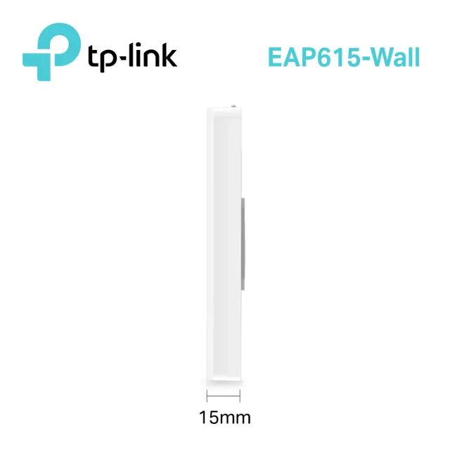 【TP-Link】EAP615-Wall AX1800  無線 MU-MIMO 雙頻Wi-Fi 6 Gigabit PoE供電 嵌牆式基地台(無線AP)