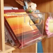 【帕斯特收納生活】2入/小號-多功能透明儲物收納盒 冰箱 廚房 桌面 辦公桌書本收納籃(收納盒)