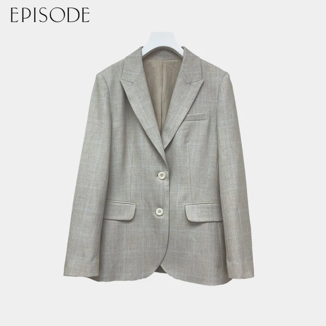 JESSICA 百搭可愛條紋立體花設計V領羊毛針織外套（黃）