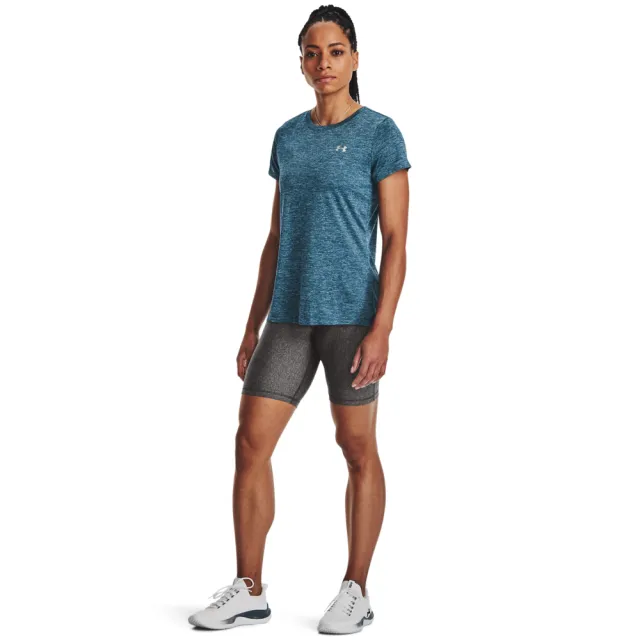 【UNDER ARMOUR】UA 女 Tech 短T-Shirt_1277206-416(藍)