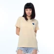 【JEEP】女裝 純棉休閒圖騰印花短袖T恤(黃色)