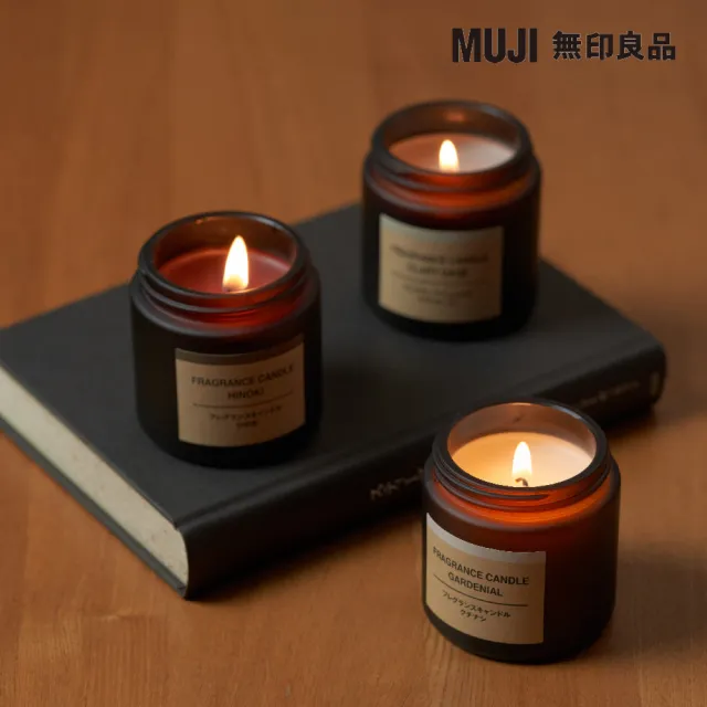 【MUJI 無印良品】芬香蠟燭.檀香香味/85g