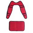 【DR.AIR】DIY多用途氣墊減震釋壓雙肩背帶墊-大+背包用氣墊護腰墊-大(適用於各式背包)