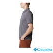 【Columbia 哥倫比亞 官方旗艦】男款-Columbia Hike™快排短袖POLO衫-深灰(UAE36140DY)