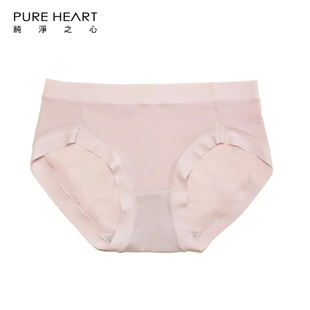 【PURE HEART】淡雅素面-氧化鋅抗菌 彈力貼身內褲 中低腰 7色組(氧化鋅 抗菌 提臀 彈力 貼身 中低腰)