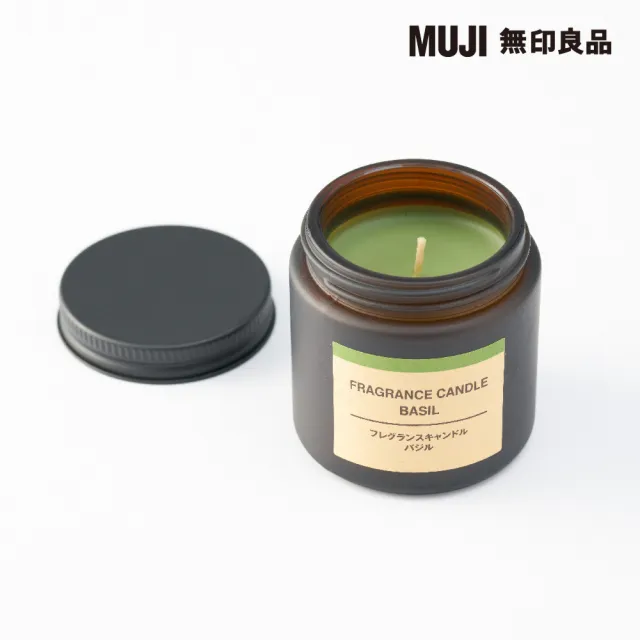 【MUJI 無印良品】芬香蠟燭.羅勒香味/85g