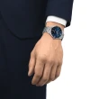 【TISSOT 天梭 官方授權】杜魯爾系列 80小時動力儲存 紳士機械腕錶 / 39mm 母親節 禮物(T1398071104800)
