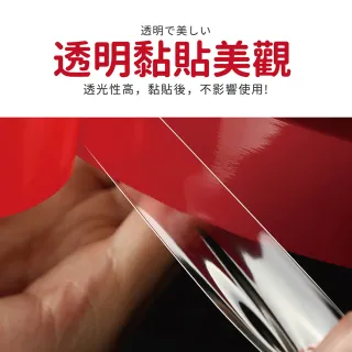 【Finger Pop 指選好物】雙面強力膠條 2cm(強力雙面膠 透明免釘 壓克力膠帶)