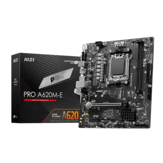 【MSI 微星】PRO A620M-E 主機板+威剛 DDR5-4800 8GB(記憶體x2支)