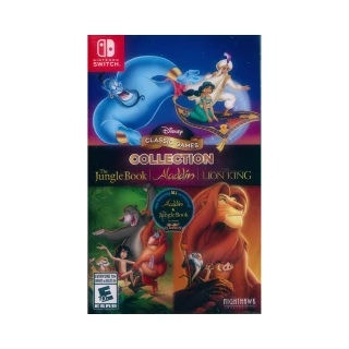 【Nintendo 任天堂】NS Switch 迪士尼經典遊戲三合一合輯：阿拉丁 獅子王 森林王子 Disney(英文美版)