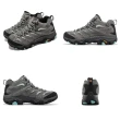 【MERRELL】登山鞋 Moab 3 Mid GTX 女鞋 防水 灰 藍 中筒 越野 郊山 戶外(ML036306)