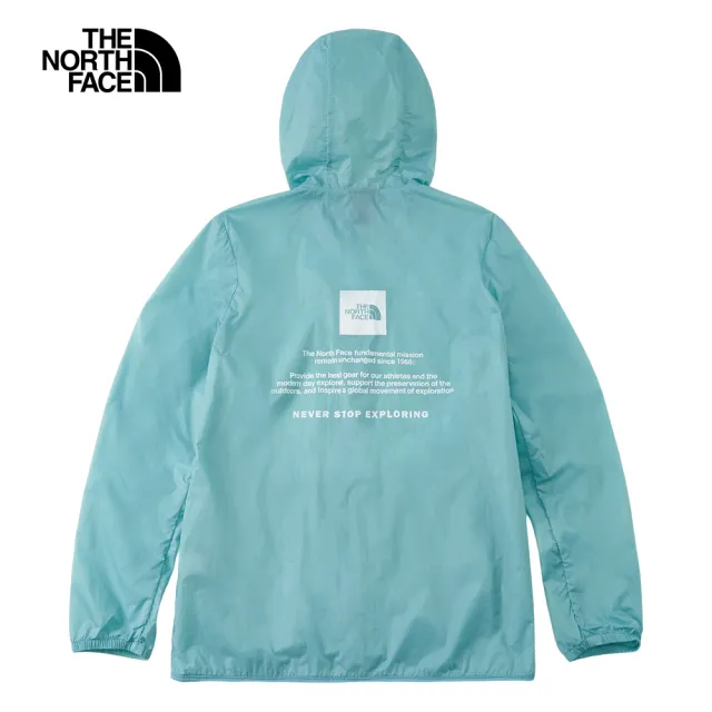 【The North Face】TNF 防潑水 風衣外套 M ELBIO UPF WIND JACKET - AP 男 藍(NF0A7WDQLV2)