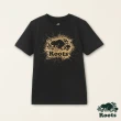 【Roots】Roots大童-星際遨遊系列 金屬潑墨海狸短袖T恤(黑色)