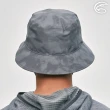 【ADISI】輕量3L防水高透氣印花漁夫帽 AH21036 / 煙灰(C6防撥水 防水透濕 遮陽帽)