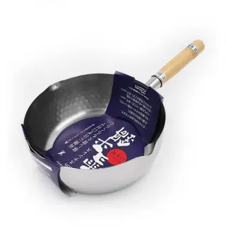 【ARZ】YOSHIKAWA 吉川 日本製 22cm 食品級雪平鍋(不挑爐 槌目紋 不鏽鋼雪平鍋 牛奶鍋 鍋燒)