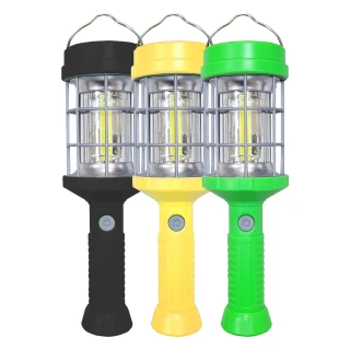【明沛】3W COB LED手電筒(360度照明-可吊掛-磁吸設計-露營燈-工作燈-登山-維修-顏色隨機出貨-MP8341)