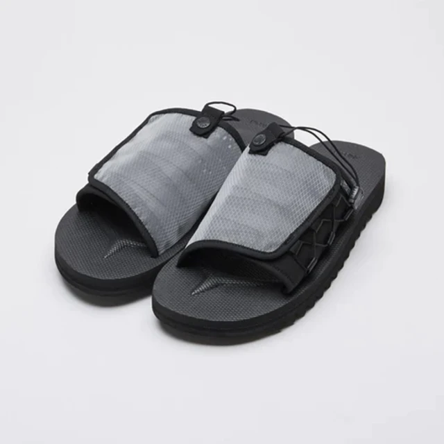 SUICOKE DAO-2AB OG-195-2AB 黑色 鋸齒 可調節 魔鬼氈 抗菌鞋床 拖鞋 SK221952ABBK