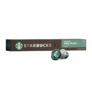 【STARBUCKS 星巴克】派克市場咖啡膠囊10顆/盒(適用於Nespresso膠囊咖啡機)