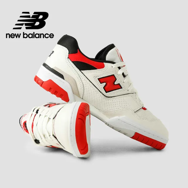 NEW BALANCE】NB 運動鞋/復古鞋_中性_白紅色_BB550VTB-D - momo購物網