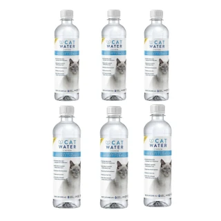 【Catwater促泌康】喵喝水/冰川水500ml-6入組(貓咪飲用水/泌尿道保健專用)