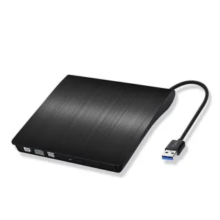 【ZHENWEI MOBILE 震威電信】髮絲紋 外接式DVD燒錄機 DVD CD 可讀取燒錄 RW(USB3.0 隨插即用 讀取穩定)