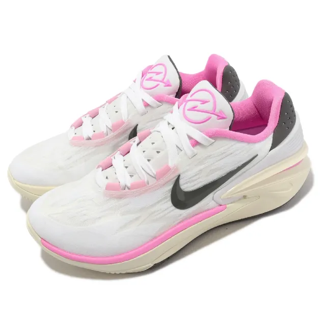 NIKE 耐吉】籃球鞋Air Zoom G.T. Cut 2 EP 白粉紅男鞋女鞋氣墊實戰鞋偽