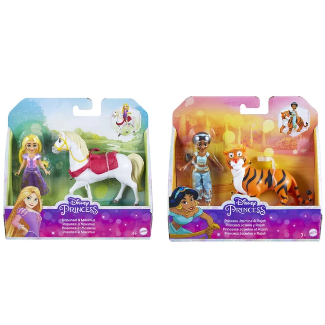 【Disney 迪士尼】迪士尼公主 - 迷你公主與朋友動物系列(隨機出貨)