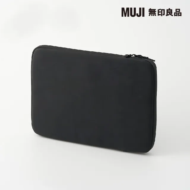 【MUJI 無印良品】自由組合筆電收納包/15吋/黑(黑色/15inch/26*37*2.1cm)