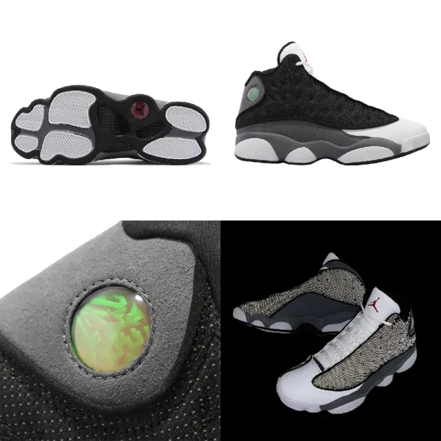 NIKE 耐吉】休閒鞋Air Jordan 13 Retro Black Flint 男鞋黑灰AJ13 喬丹