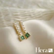 【HERA 赫拉】南洋夏夢綠鋯石珍珠耳環 H112042604(飾品)