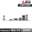 【BIOSTAR 映泰】A68N-2100K 主機板(CPU Onboard)