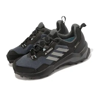 【adidas 愛迪達】戶外鞋 Terrex AX4 GTX W 女鞋 黑 灰 防水 登山 越野 郊山 (HQ1051)