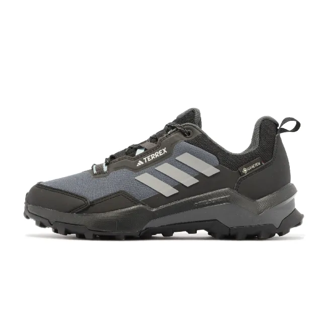 【adidas 愛迪達】戶外鞋 Terrex AX4 GTX W 女鞋 黑 灰 防水 登山 越野 郊山 (HQ1051)