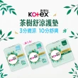 【Kotex 靠得住】茶樹舒涼護墊 日用14.5cm/日用加長17.5cm/經前經後17.5cm 24包 箱購(涼感護墊 涼感棉)