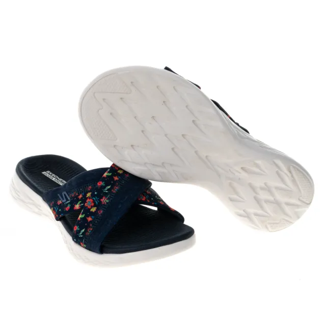 【SKECHERS】女鞋 健走系列 涼鞋 拖鞋 網路獨賣款 ON-THE-GO 600(140038NVY)