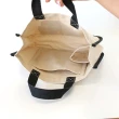【日本TOMO】日本原裝100%純棉招財貓咪環保帆布包 肩背包 環保袋 托特包(白貓款)