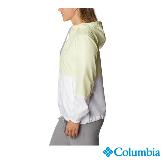 【Columbia 哥倫比亞 官方旗艦】女款-Flash Forward™防小雨抗汙風衣-黃色(UKL30100YL)