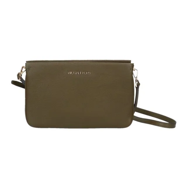 【Michael Kors】素面皮革斜背包（其他規格）