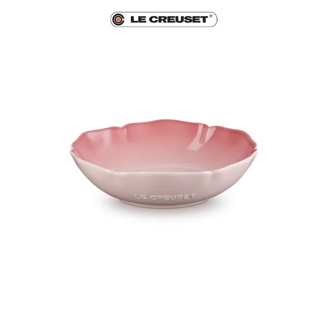 【Le Creuset】凡爾賽花園系列瓷器深圓盤20cm(淡粉紅/淡粉紫/櫻花粉/湖水綠)