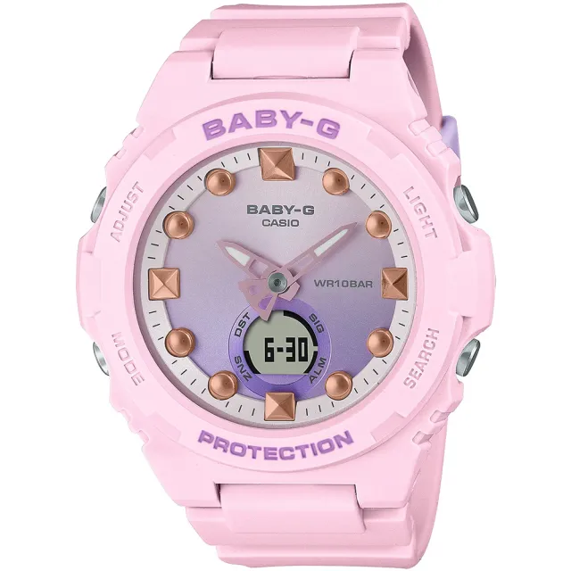 【CASIO 卡西歐】BABY-G 夏季海灘手錶 畢業禮物(BGA-320-4A)