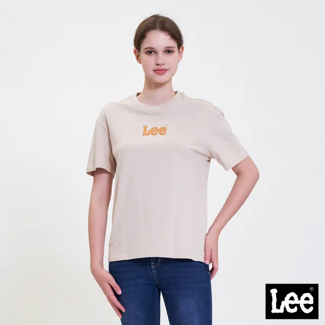 【Lee】出清品-女裝 短袖T恤 / 胸前小LOGO 共2色 Boyfriend版型(LL220360726 / LL22036097W)