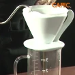 【CAFEC】三洋日本製T90中深焙豆專用白色錐形咖啡濾紙 2-4人份 100張 MC4-100W(適用HarioV60濾杯)