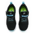 【ARNOR】阿諾-膠囊氣墊運動鞋/中大童鞋 彈性氣墊 夜間反光 防臭 黑藍(ARKR38200)