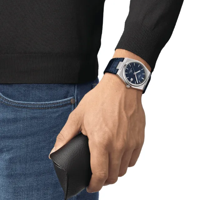 【TISSOT 天梭 官方授權】PRX系列 1970年代復刻 機械腕錶 禮物推薦 畢業禮物(T1374071604100)