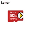 【Lexar 雷克沙】PLAY microSDXC UHS-I U3 V30 512GB記憶卡