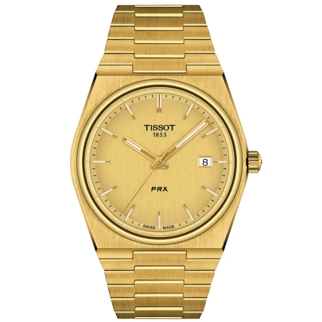 【TISSOT 天梭 官方授權】PRX系列 1970年代復刻 潮男必備 時尚腕錶 禮物推薦 畢業禮物(T1374103302100)